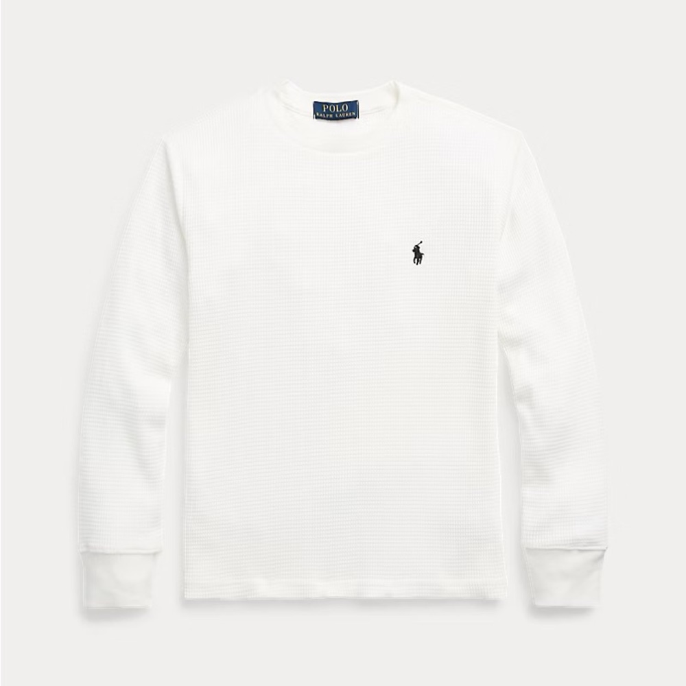 Men’s Polo Ralph Lauren Waffle Knit Long Sleeve Tee